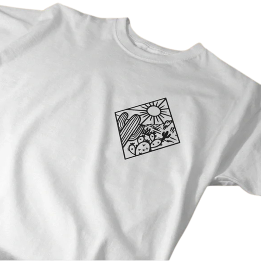 Add a front doodle or text to your tee